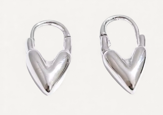 Elemental Heart Lock Earrings